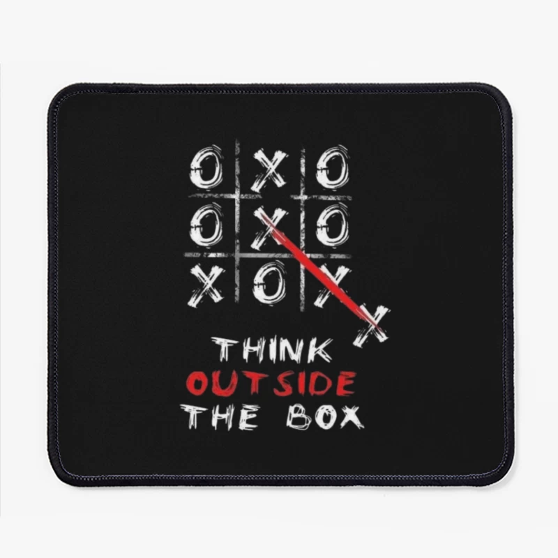 Tic Tac Toe Game Design Mouse Pad