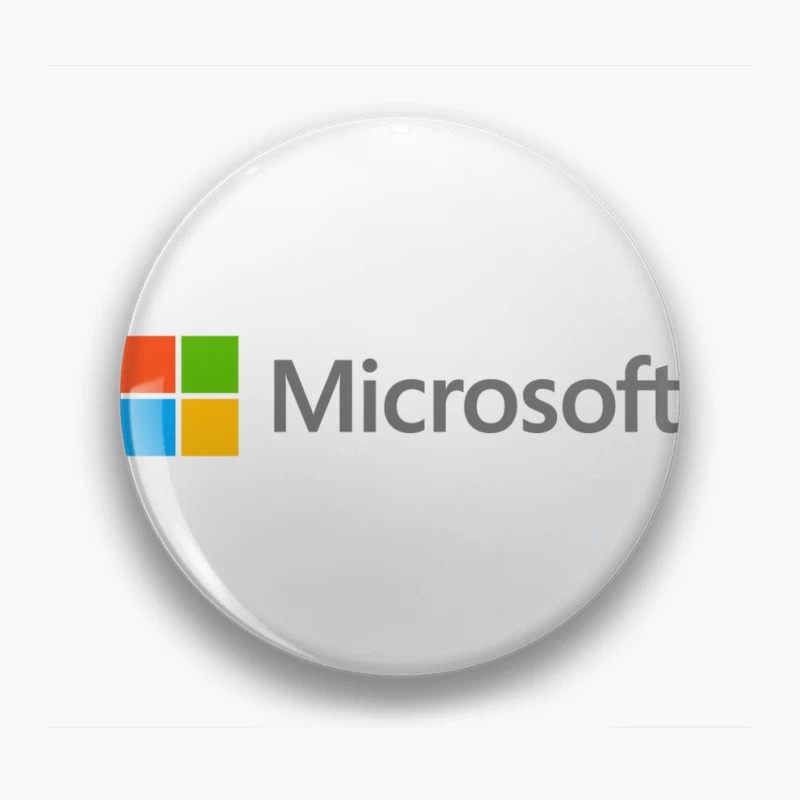 Microsoft Corporation Official Logo Design Pin