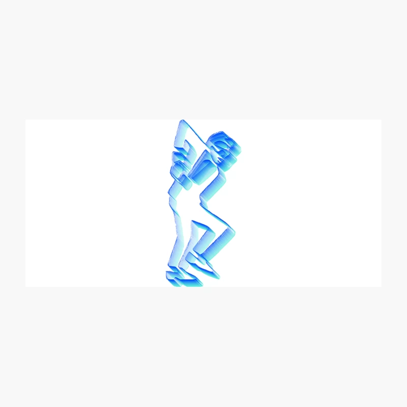 3D Neon Rudeboy Ska Man Design Coffee Mug