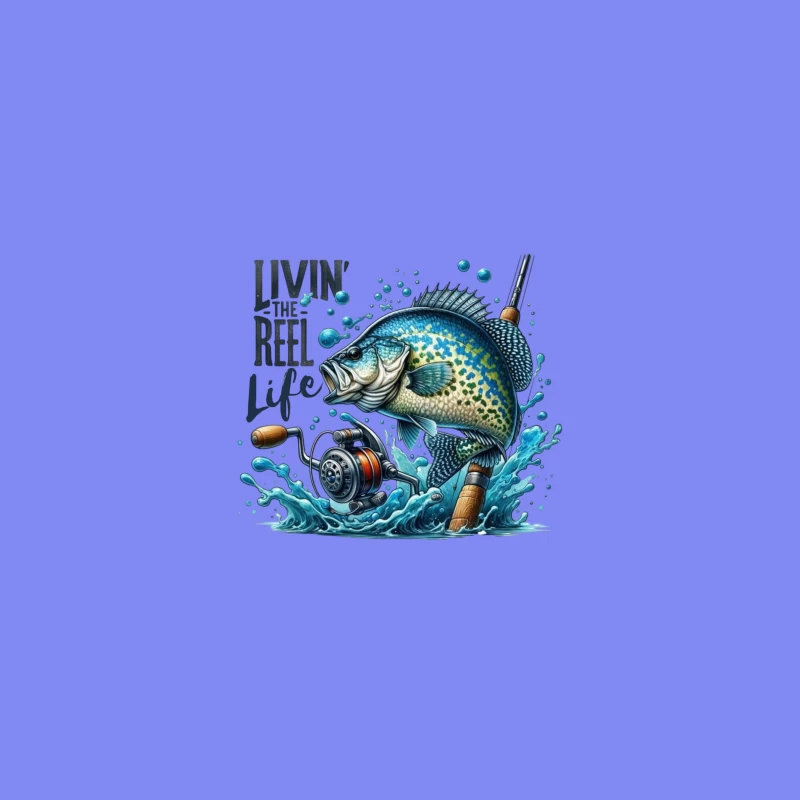 Living the Reel Life: A Vibrant Fishing Adventure Coffee Mug