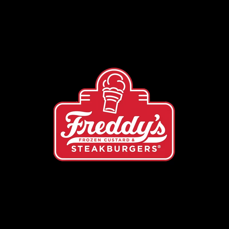 Freddy's Frozen Custard & Steakburgers Restaurant Logo Travel Mug