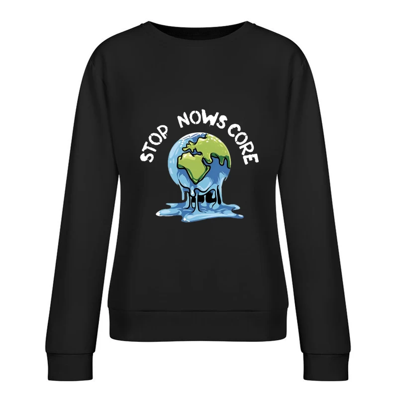 Stoppen der Klimaerwärmung Damen Pullover Sweatshirt