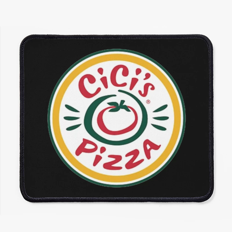 CiCi's Pizza Restaurant Chain Logo with Tomato Symbol Mouse Pad