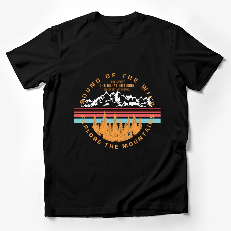Entdeckung im Gebirge: Klang der Wildnis Herren T-Shirt