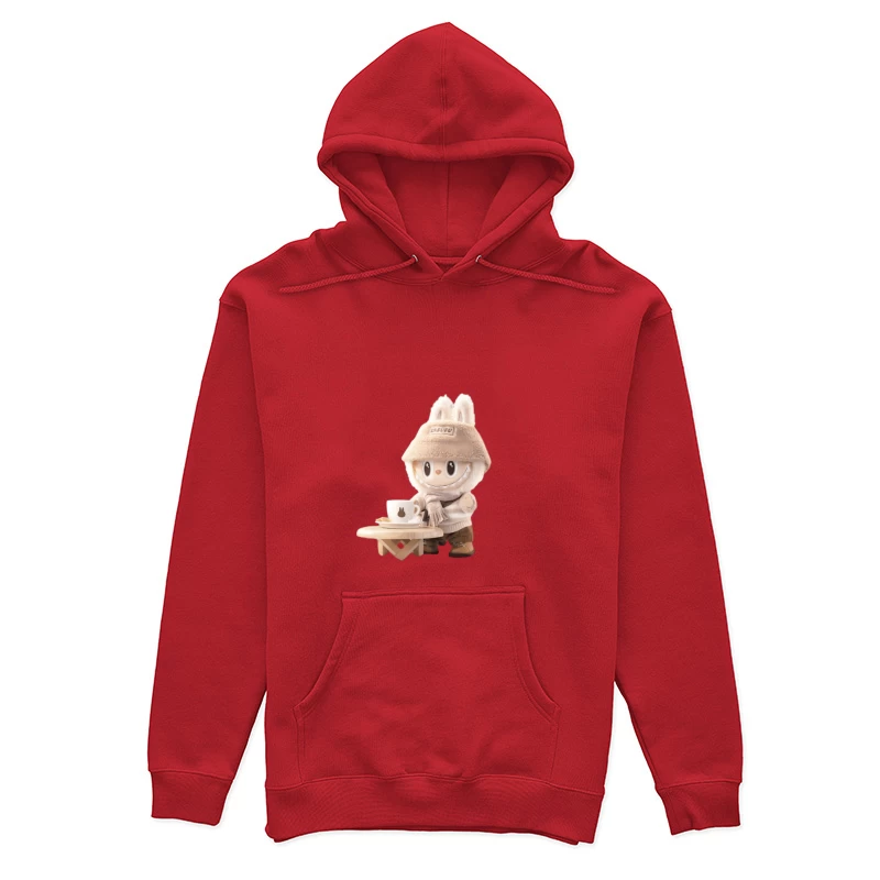 Lapin d'hiver avec café Femme Sweat à capuche