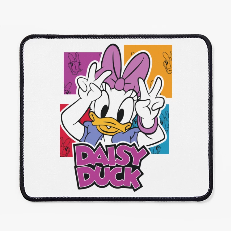 Retro Cartoon Duck – Playful & Nostalgic Design Mouse Pad