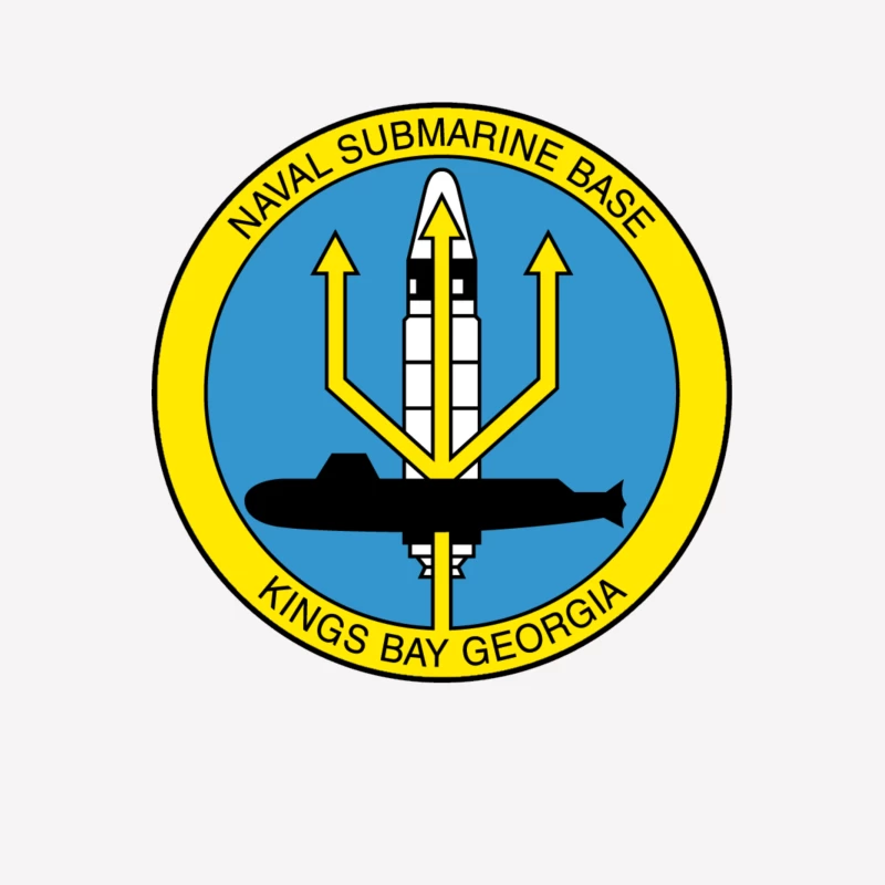 Naval Submarine Base Kings Bay Georgia Male T-Shirt