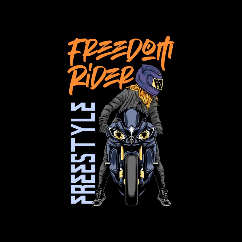 Freedom Rider: Freestyle Motorcycle Biking iPhone Case