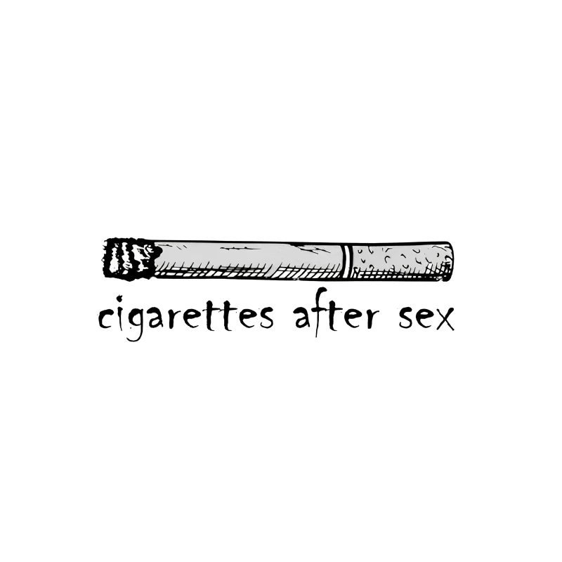 Cigarettes After Sex Logo Black Coffee Mug