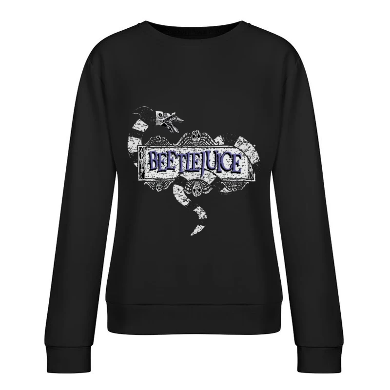 Beetlejuice Female Pullover Sweatshirt