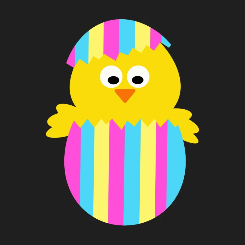 Poussin dans un coquillage coloré Homme Débardeur