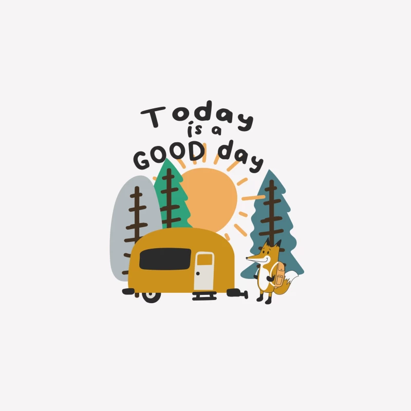 Heute ist ein guter Tag im Wald Herren T-Shirt