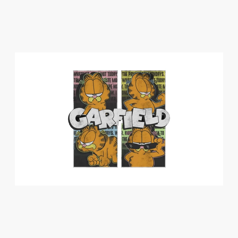 Garfield: The Grumpy Orange Cat in Various Moods Travel Mug