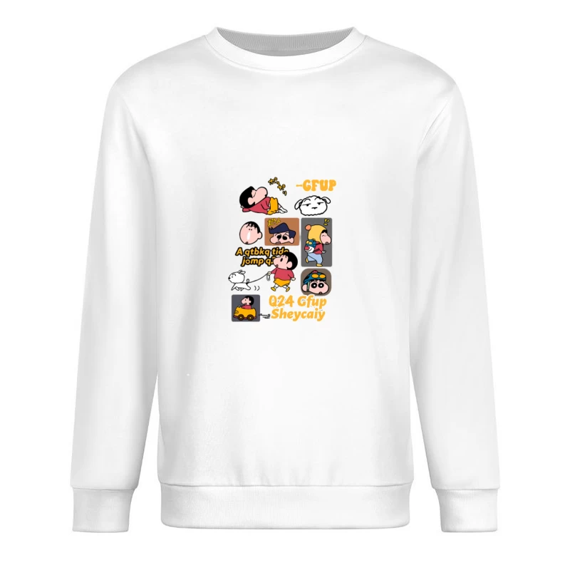  Herren Pullover Sweatshirt