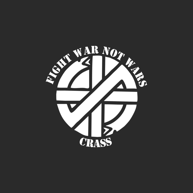 Crass Fight War Not Wars Anarcho Punk Rock Baseball Cap