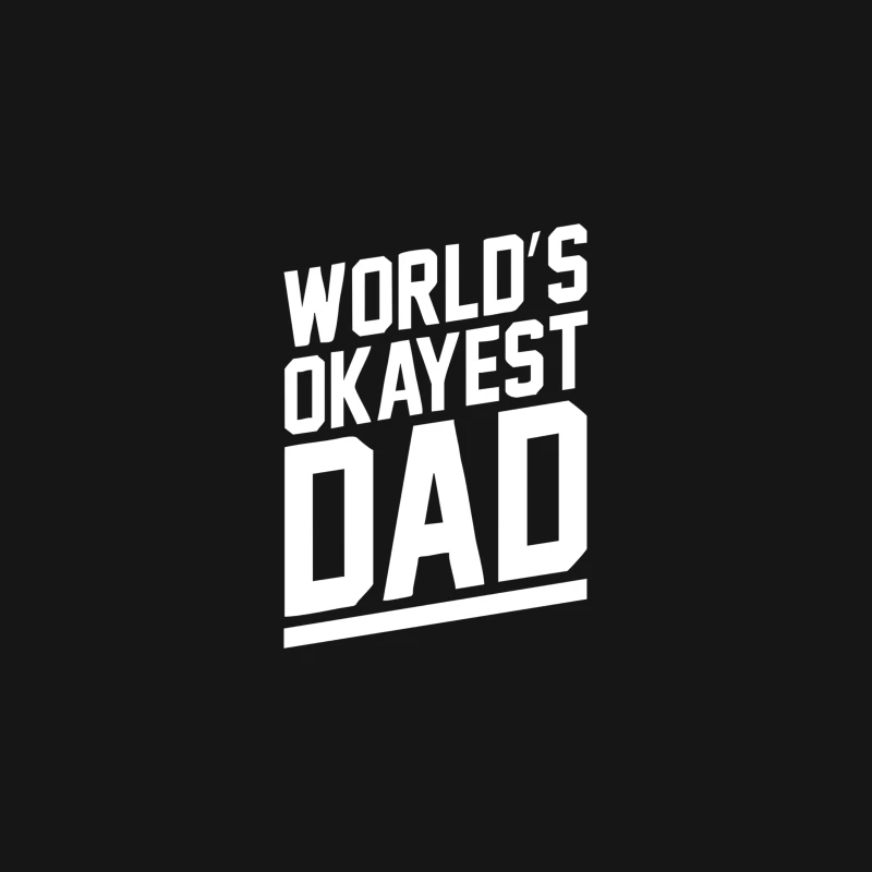 World_s Okayest Dad Funny Desk Mat