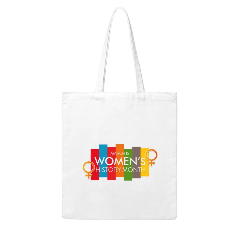 Bold & Modern Women's History Month Tribute Cotton Tote Bag