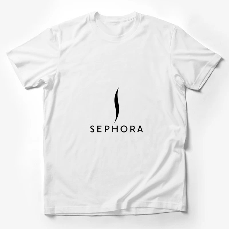 Sephora Black and White Minimalist Beauty Retailer Logo Male T-Shirt