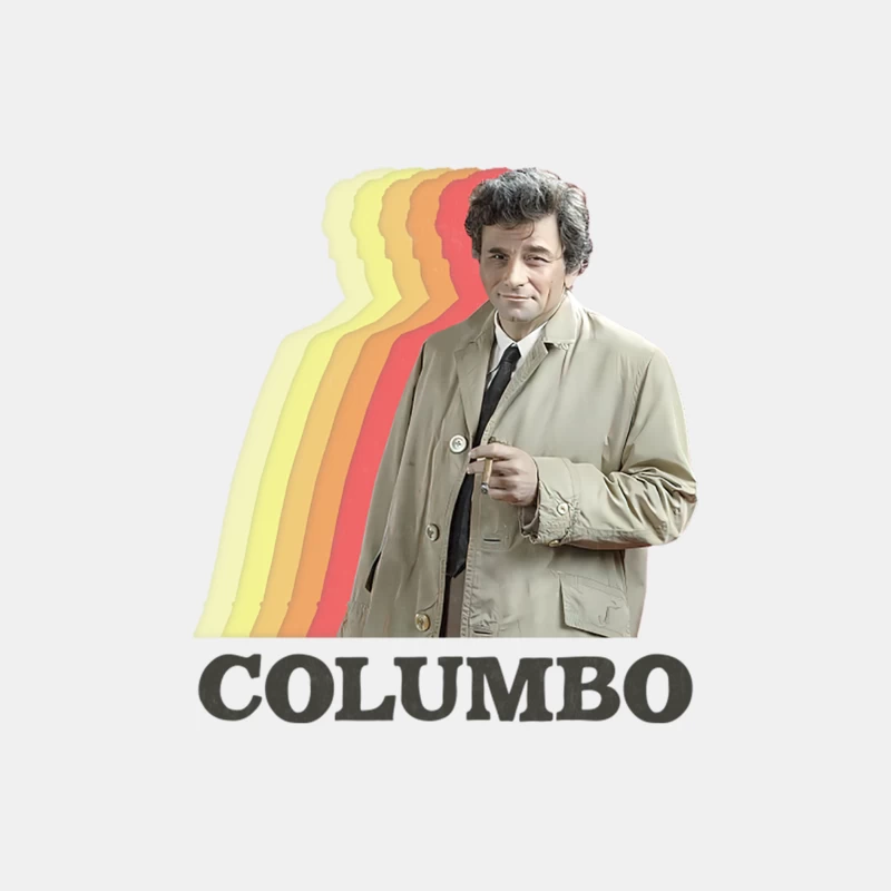 Columbo  Vintage Faded Style Retro TV Fan Design Male Tank Top