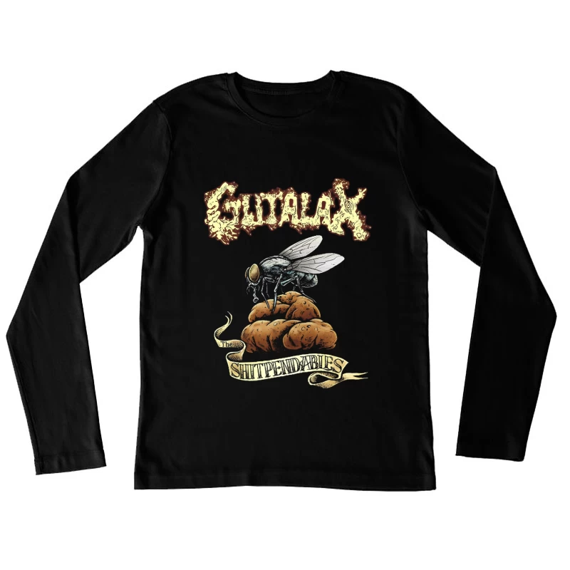 Gutalax The Shitpendables Female Long Sleeve T-Shirt