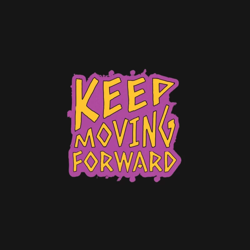 Message de motivation : Aller de l'avant Homme Manches Longues T-Shirt