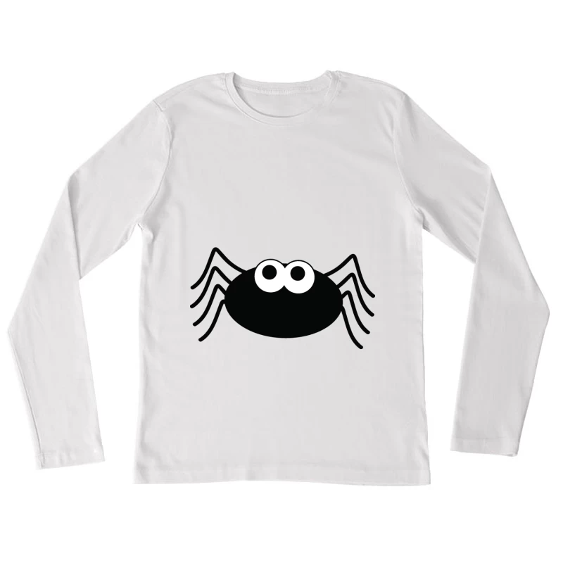 Dessin de silhouette d'araignée Femme Manches Longues T-Shirt