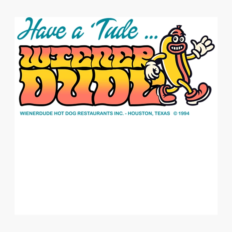 Wiener Dude from Reality Bites Throw Pillow