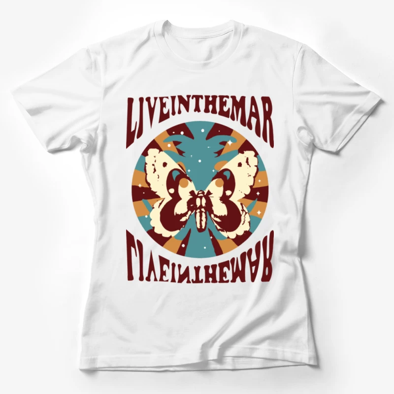 Schmetterlingsdesign mit Astrologie-Touch Damen T-Shirt