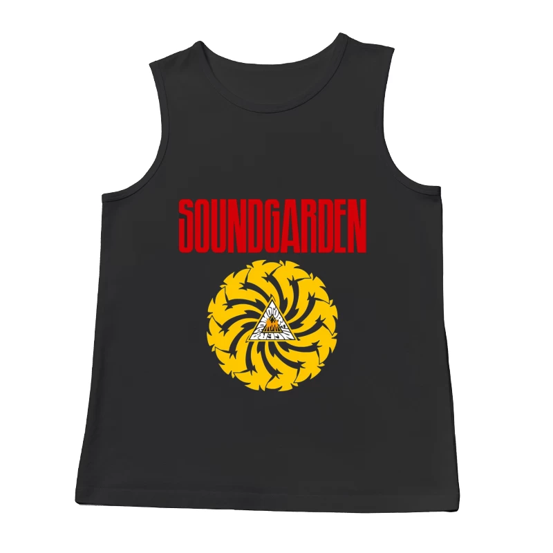 Soundgarden Band Logo with Badmotorfinger Album Symbol Male Tank Top