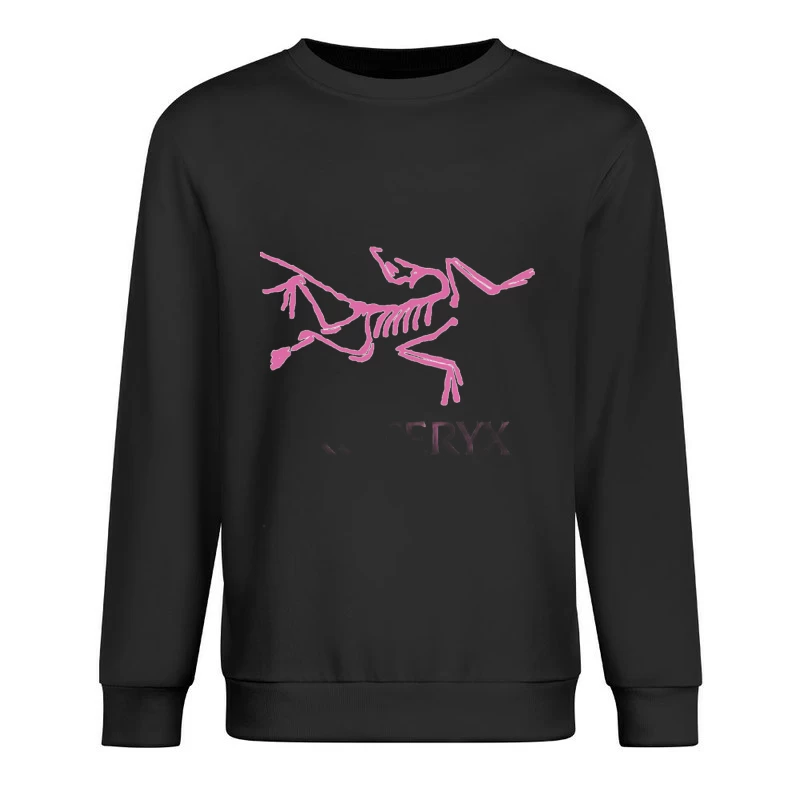 Rosa Archäopteryx Logo Herren Pullover Sweatshirt