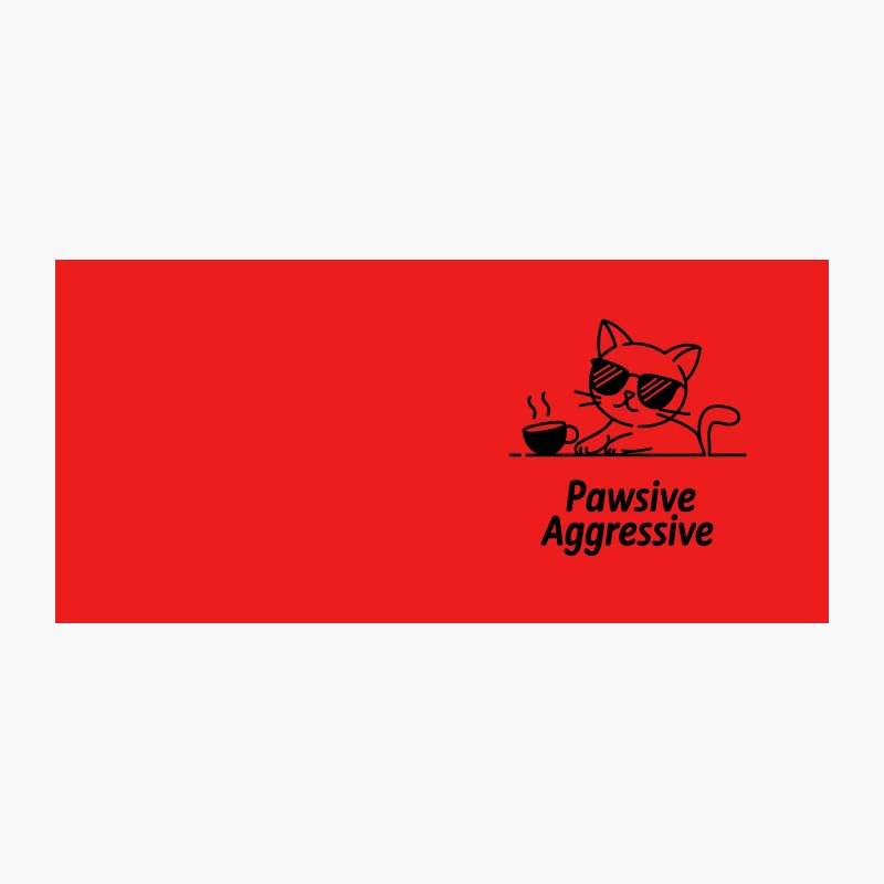 Cool Cat's Passive Aggressive Coffee Break Coffee Mug