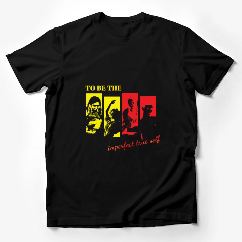 Sei das unvollkommene wahre Selbst Herren T-Shirt