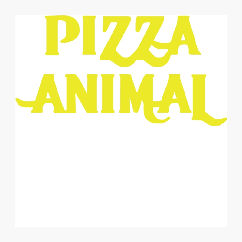 PIZZA ANIMAL funny diet gym gift New Pin