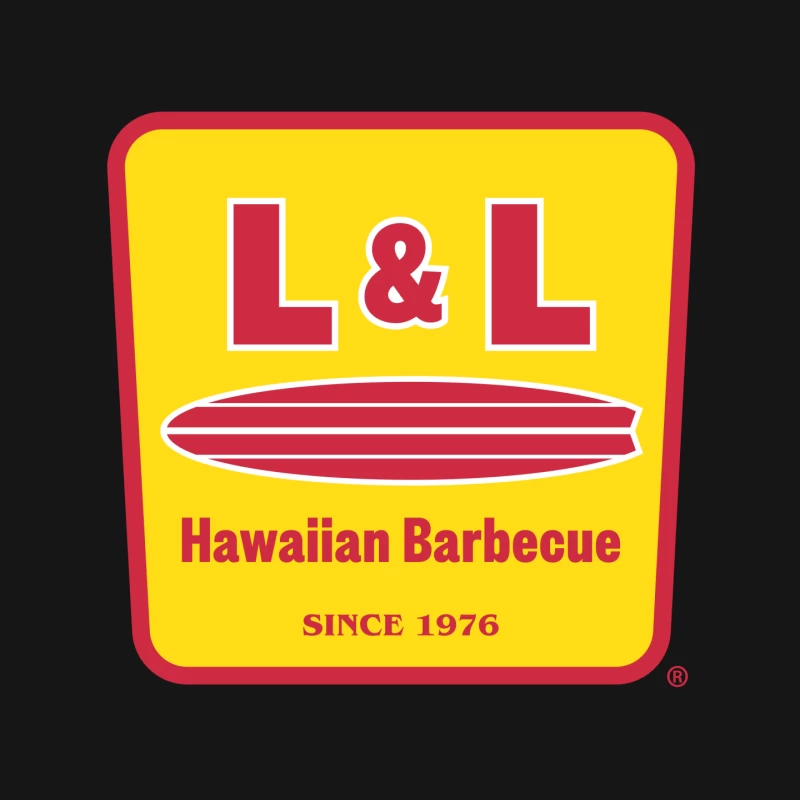 L&L Hawaiian Barbecue: Iconic Fast Food Logo Since 1976 Mouse Pad