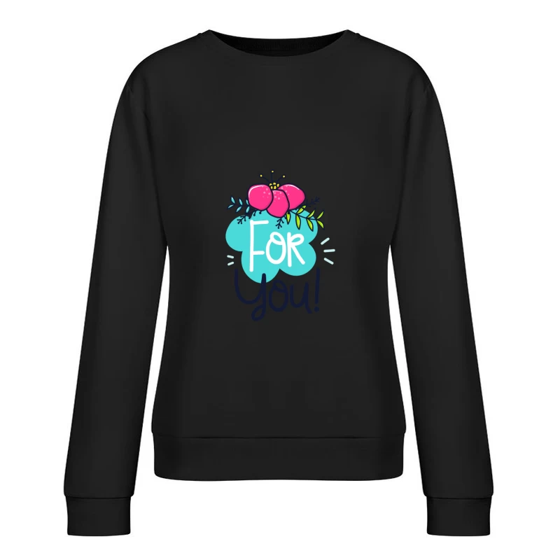 Conception Florale pour Vous Femme Sweat-shirt à enfiler