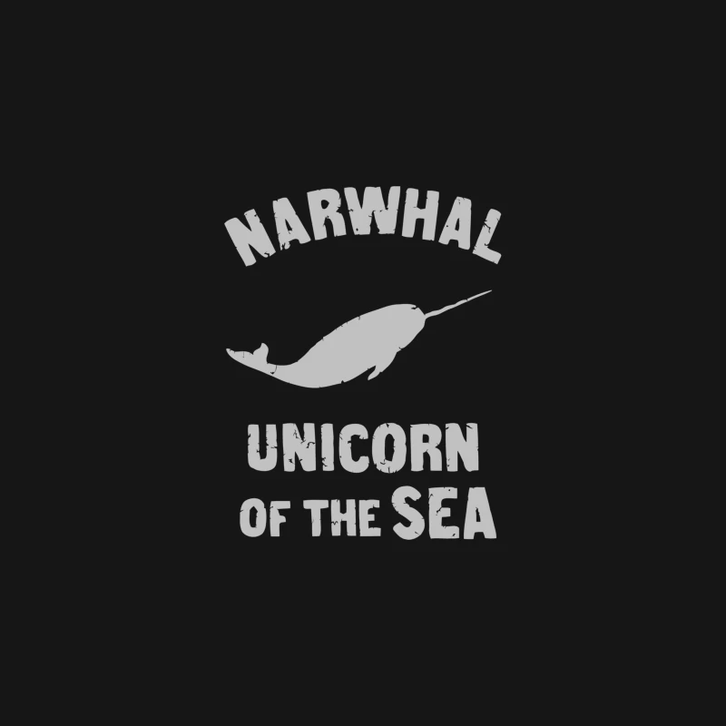 Narwhal: The Mystical Unicorn of the Arctic Sea Desk Mat