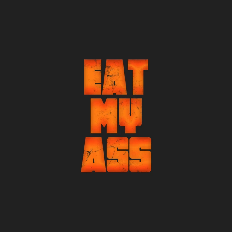 Eat My Ass  Retro Style Typography Design Bucket Hat