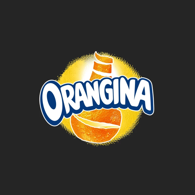 Orangina-Logo mit Orangenscheibe Herren Pullover Sweatshirt