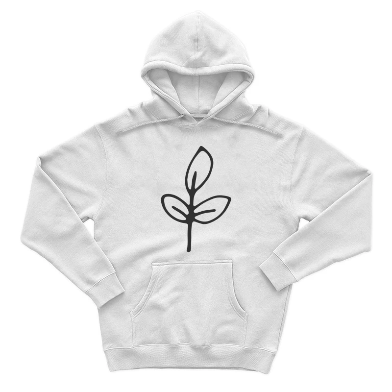 Illustration de plante minimaliste Homme Sweat à capuche