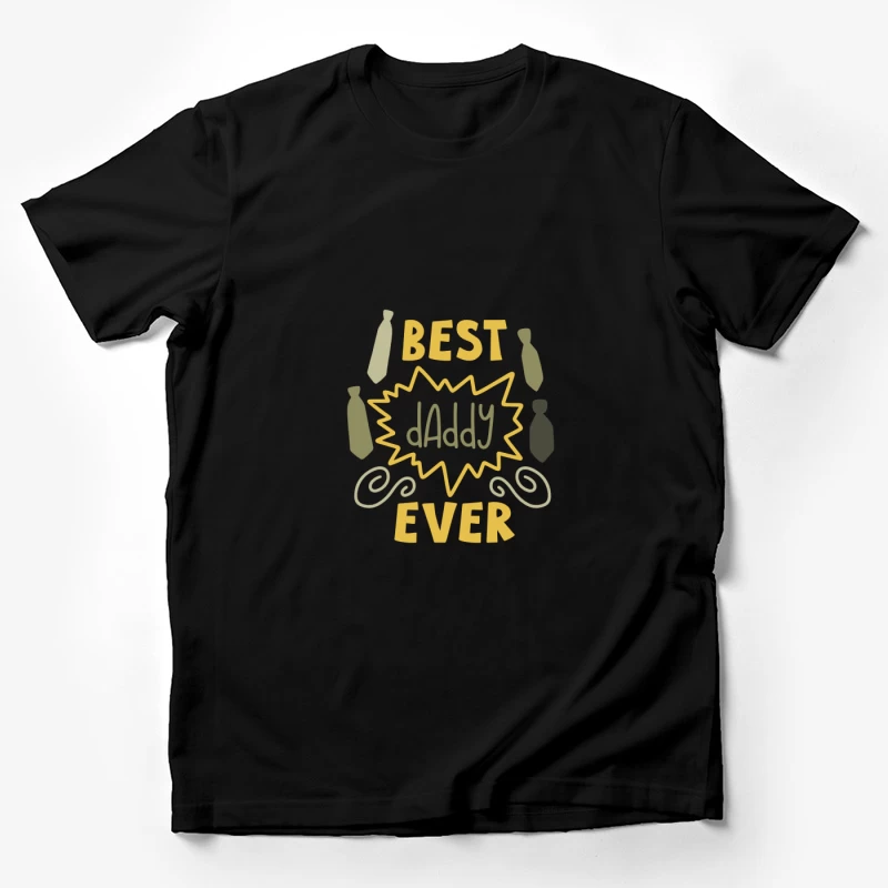 Meilleur Papa Avec Cravates Colorées Homme T-Shirt