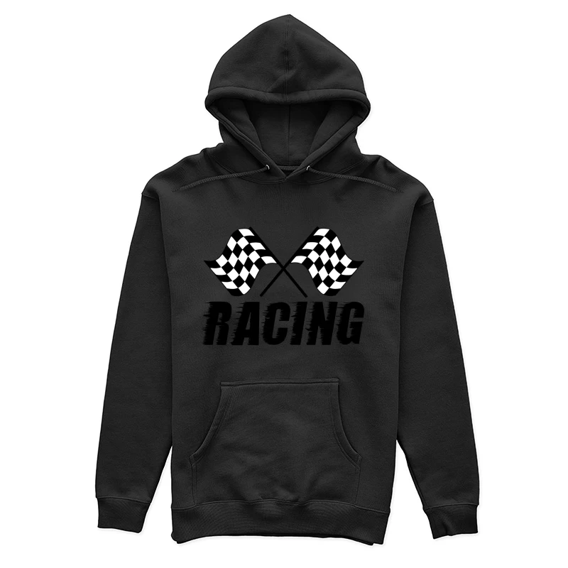 Rennflaggen Emblem Damen Pullover Hoodie