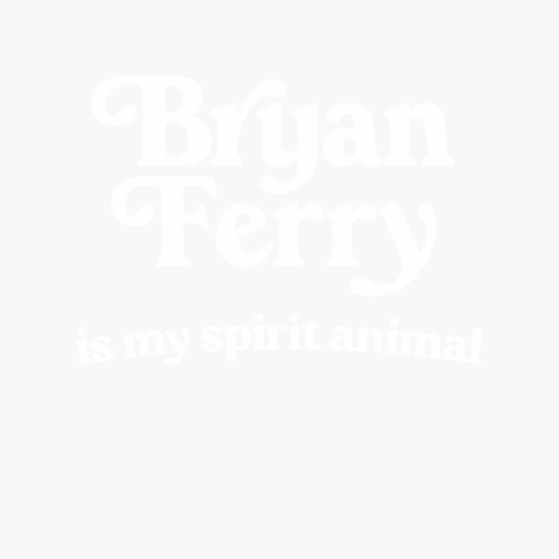 Bryan Ferry Is My Spirit Animal Cotton Tote Bag