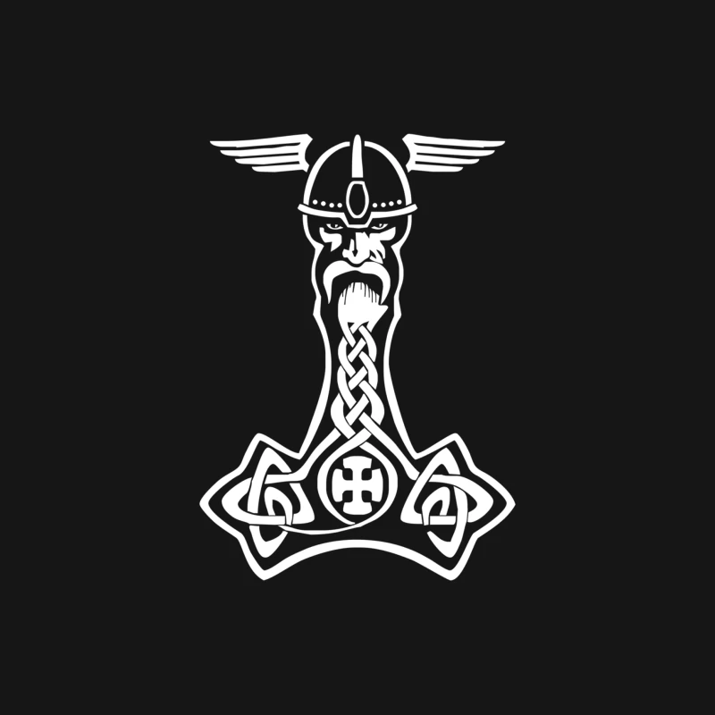 Thorshammer Mjölnir Odin Wikinger Germanen Male Long Sleeve T-Shirt