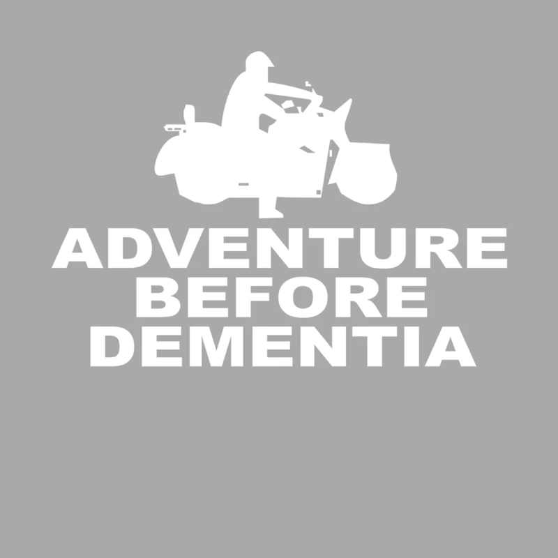 Motorbike Adventure Before Dementia Female Pullover Hoodie