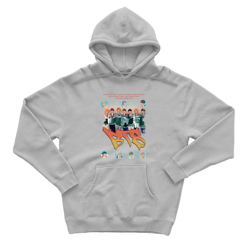BTS: The Iconic K-Pop Boy Band Male Pullover Hoodie