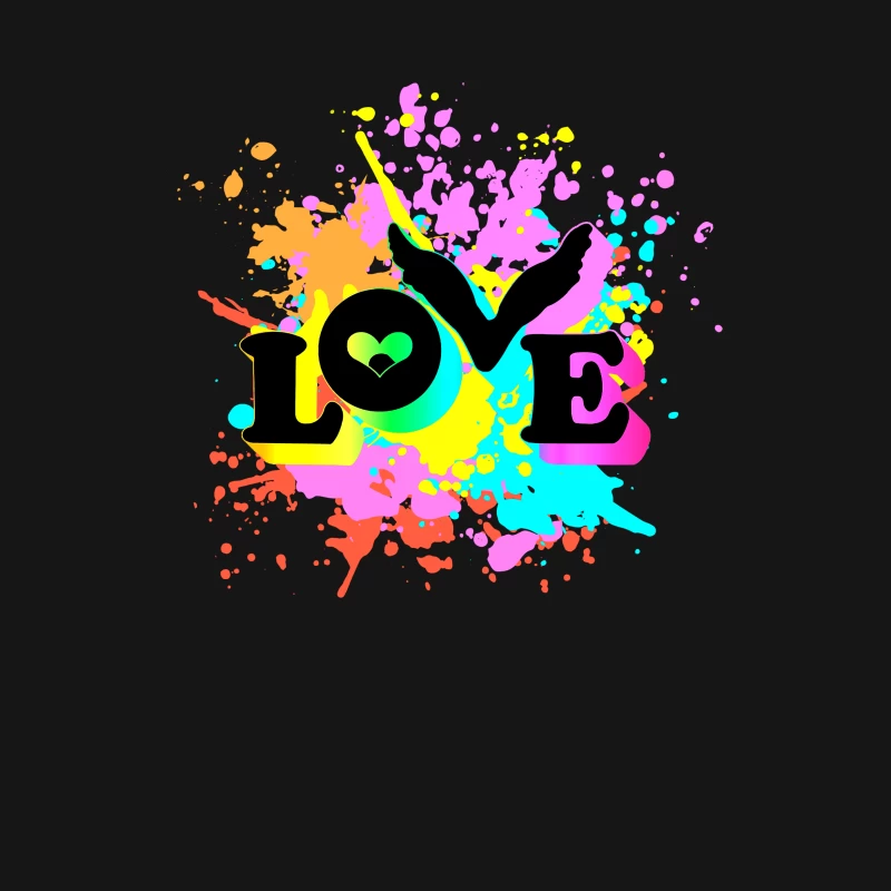 Coldplay Love Colorful Female T-Shirt