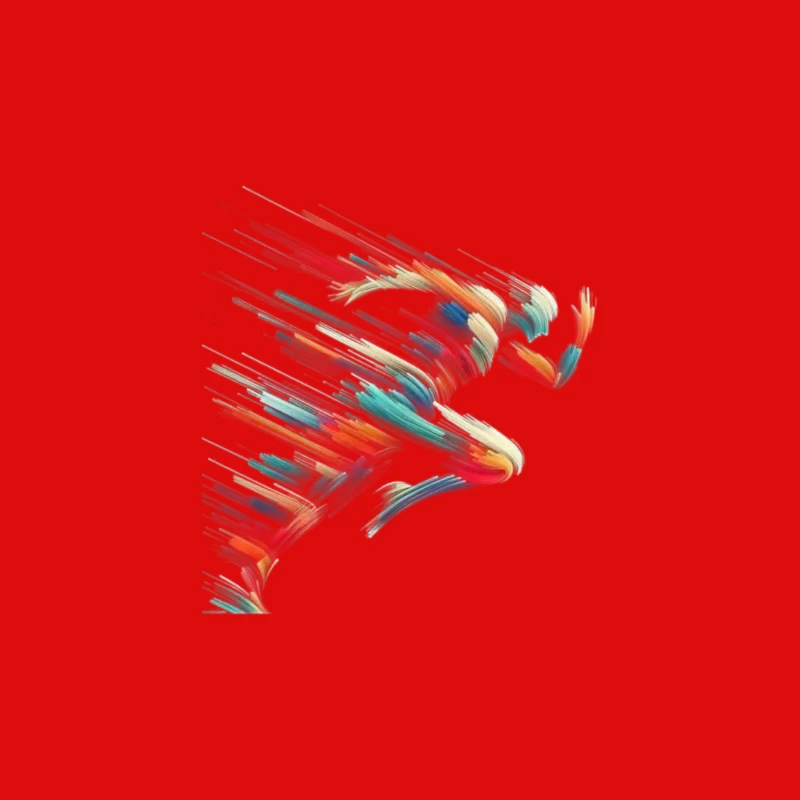 Dynamic Colorful Runner Male Tank Top