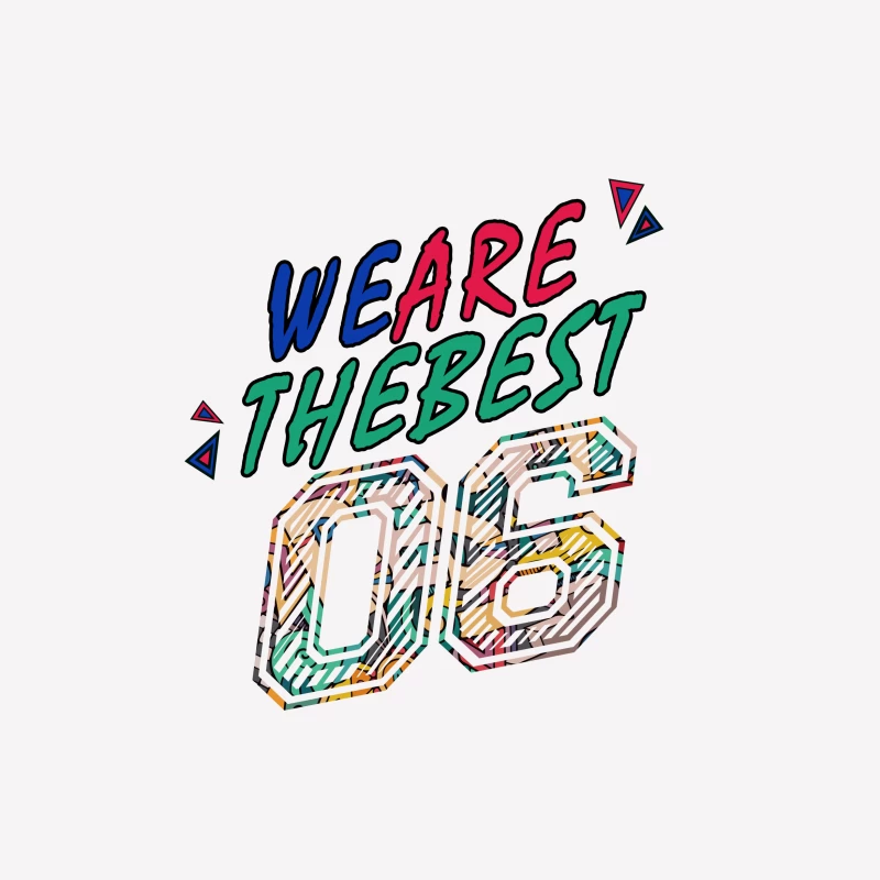 Kunstvolles Design mit Zahlen und Buchstaben Herren T-Shirt