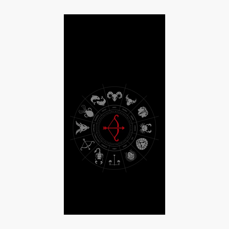 Sagittarius Zodiac iPhone Case