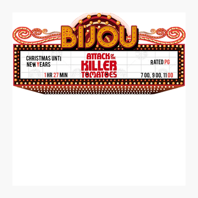 Attack of the Killer Tomatoes Marquee Pin